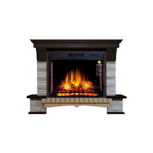 Камінокомплект Аrtiflame stone montebello af28s махагон коричневий антик (зі звуком)