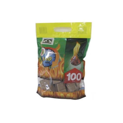Розпалювач вогню в кубиках Hansa 100 шт.