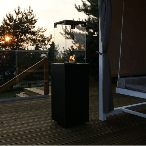 Газовий обігрівач Kratki PATIO LIGHT чорний (8,0 кВт)