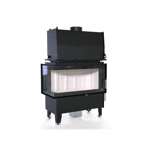 Камінна топка з водяним контуром Defro Home RIVA ME BL SHORT